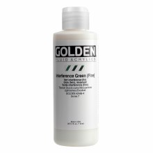 Golden Fluid Acrylics, 4 oz, Interference Green (Fine)
