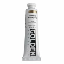 Golden Heavy Body Acrylics, 2 oz, Iridescent Bronze Fine
