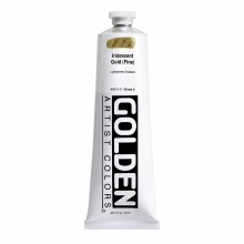 Additional picture of Golden Heavy Body Acrylics, 5 oz, Iridescent Gold Fine