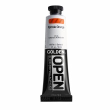 Golden OPEN Acrylics, 2 oz, Pyrrole Orange