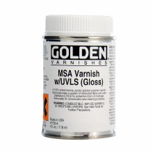 Mineral Spirit Acrylic Varnishes, Gloss, 4 oz.