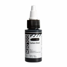 Additional picture of Golden High Flow Acrylics, 1 oz, Carbon Black