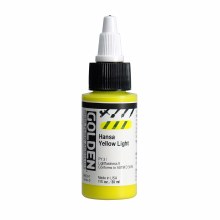 Golden High Flow Acrylics, 1 oz, Hansa Yellow Light