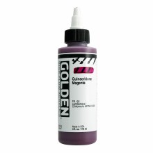Additional picture of Golden High Flow Acrylics, 4 oz, Quinacridone Magenta