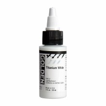 Additional picture of Golden High Flow Acrylics, 1 oz, Titanium White