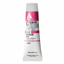 Holbein Acryla Gouache, 20ml, Metallic Red