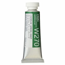 Holbein Watercolor, 15ml, Cadmium Green Deep