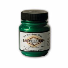 Lumiere Acrylic Colors, Pearlescent Emerald Green