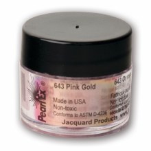 Pearl Ex Mica Pigments, 3g Jars, Pink Gold