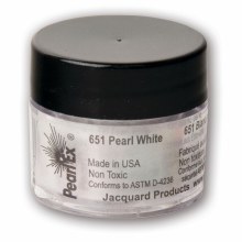 Pearl Ex Mica Pigments, 3g Jars, Pearl White