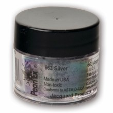 Pearl Ex Mica Pigments, 3g Jars, Silver