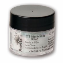 Pearl Ex Mica Pigments, 3g Jars, Interference Green