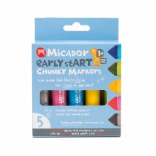 Chunky Markers 5-Color Set, Chunky Markers - 5/Pkg.