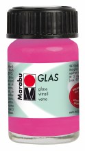Glas Paint, 15ml Jars, Rose Pink