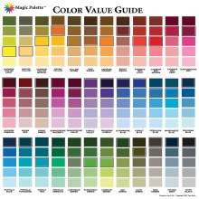 Magic Palette Artists Color Value Guide, 11-1/2 in. x 11-1/2 in. (29.2 x 29.2cm)