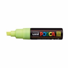 Additional picture of POSCA, PC-8K Broad Chisel, Fluorescent Yellow