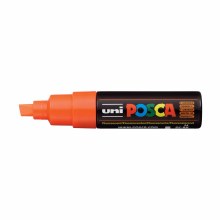 POSCA, PC-8K Broad Chisel, Fluorescent Orange