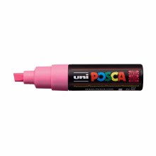 Additional picture of POSCA, PC-8K Broad Chisel, Fluorescent Pink