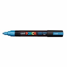 Additional picture of POSCA, PC-5M Medium, Metallic Blue