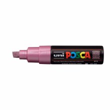 Additional picture of POSCA, PC-8K Broad Chisel, Metallic Pink