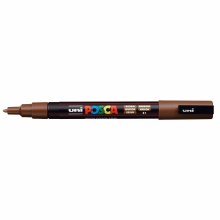 Additional picture of POSCA, PC-3M Fine, Brown