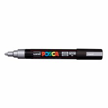 POSCA, PC-5M Medium, Silver