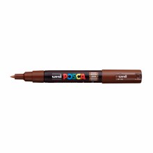Additional picture of POSCA, PC-1M Extra-Fine Tapered, Brown