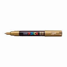 Additional picture of POSCA, PC-1M Extra-Fine Tapered, Gold