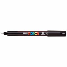 POSCA, PC-1MR Extra-Fine, Black