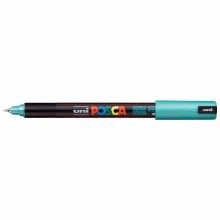 Additional picture of POSCA, PC-1MR Extra-Fine, Metallic Green