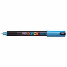 Additional picture of POSCA, PC-1MR Extra-Fine, Metallic Blue