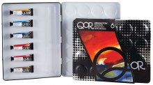 QoR Watercolor Introductory Sets, 6 Color Introductory Set 5ml Tubes