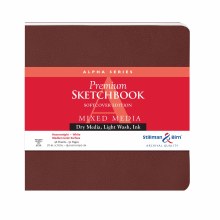 Alpha Series Soft-Cover Sketch Books, 7.5" x 7.5"