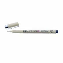 Pigma Micron Pens, .45 mm, Blue/Black - 05