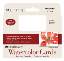 Strathmore Watercolor Cards, 3.5" x 4.875" - 10/Pkg.