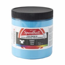 Fabric Screen Printing Inks, 8 oz., Peacock Blue