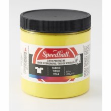 Fabric Screen Printing Inks, 8 oz., Yellow