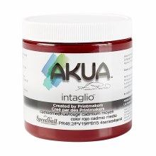 Akua Intaglio Ink, 8 oz. Jars, Cadmium Red Medium Hue