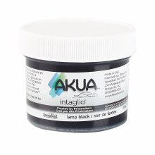 Akua Intaglio Ink, 2 oz. Jars, Lamp Black