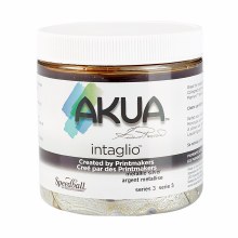 Akua Intaglio Ink, 8 oz. Jars, Metallic Silver