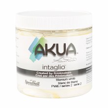 Akua Intaglio Ink, 8 oz. Jars, Titanium White