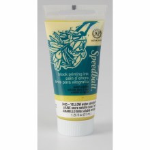 Block Printing Inks - Water-Based, 1.25 oz., Yellow - Peggble