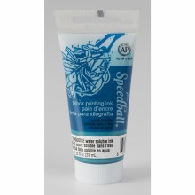 Block Printing Inks - Water-Based, 1.25 oz., Turquoise - Peggble