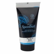 Block Printing Inks - Water-Based, 2.5 oz., Fluorescent Blue - Peggble