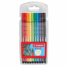 Pen 68 Marker Wallet Sets, 10 Color Set - Wallet.