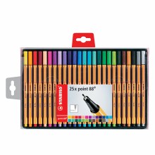 Point 88 Pen Sets, 25-Color Wallet Set