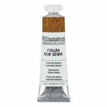 Williamsburg Handmade Oil Colors, 37ml, Italian Raw Sienna