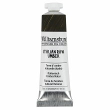 Williamsburg Handmade Oil Colors, 37ml, Italian Raw Umber