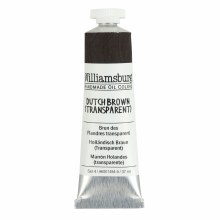 Williamsburg Handmade Oil Colors, 37ml, Dutch Brown (Transparent)