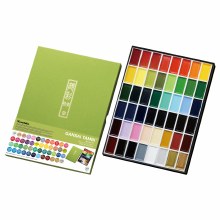 Gansai Tambi Watercolor Sets, 48-Color Set